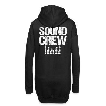 Membre de l’uniforme de l’équipe audio sonore - Sweat-shirt à capuche long Femme - noir - Dos