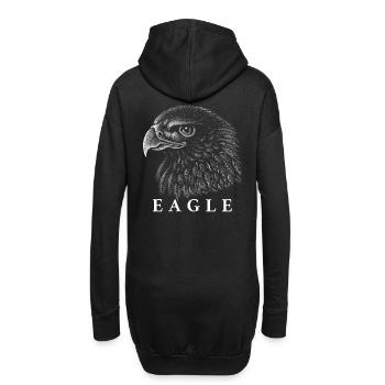 aigle - Sweat-shirt à capuche long Femme - noir - Dos