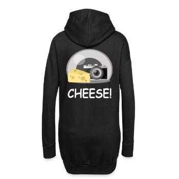 Fotograf Fotografie Kamera Sag Cheese Design - Hoodie-Kleid - Schwarz - Hinten