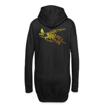 Plongeur Plongée Tortue Plongée Plongée - Sweat-shirt à capuche long Femme - noir - Dos