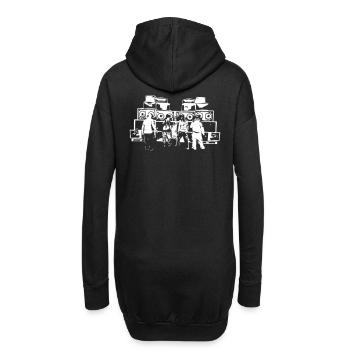FREE PARTY SOUND SYSTEM - Hoodie-Kleid - Schwarz - Hinten