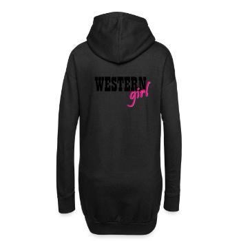 westerngirl cowgirlsgirl western - Sweat-shirt à capuche long Femme - noir - Dos