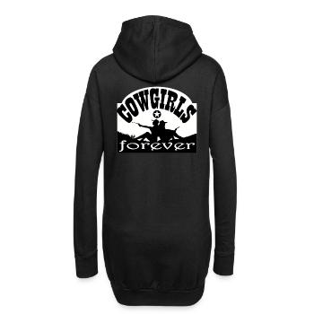 cowgirls filles amis occidentaux - Sweat-shirt à capuche long Femme - noir - Dos