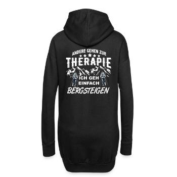 alpinisme - Sweat-shirt à capuche long Femme - noir - Dos