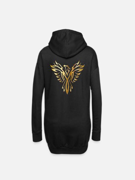 Phoenix Gold Ultimate - Hoodie-Kleid - Schwarz