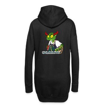 Fleischereifachverkäuferin - Hoodie-Kleid - Schwarz - Hinten
