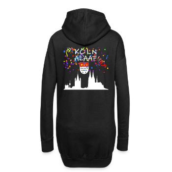 Köln Alaaf Stadtbild,Karneval Fastnacht shirt fun - Hoodie-Kleid - Schwarz - Hinten