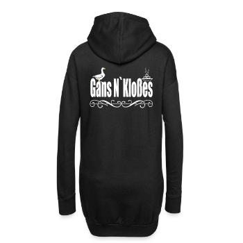 Gans and Kloßes,Koch Küche Humor shirt Geschenk - Hoodie-Kleid - Schwarz - Hinten