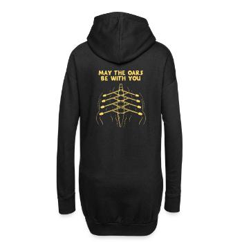 Rudern Rudersport - Hoodie-Kleid - Schwarz - Hinten