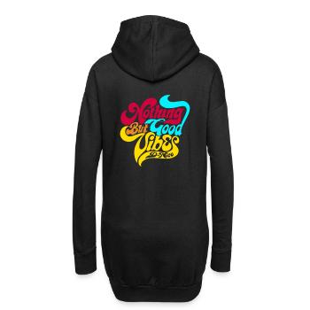 Mens Nice Vintage Offiziell Nichts als gute Stimmung - Hoodie-Kleid - Schwarz - Hinten