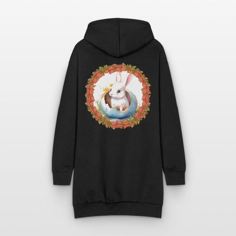Easter Bunny Easter Egg Easter Bunny Bunny Rabbit Egg Hoodie Dress