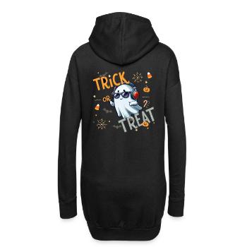 Trick or Treat Geist - Hoodie-Kleid - Schwarz - Hinten
