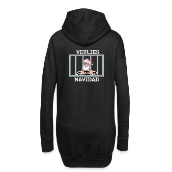 Weihnachten Verlies Navidad,Feliz Navidad,funny - Hoodie-Kleid - Schwarz - Hinten