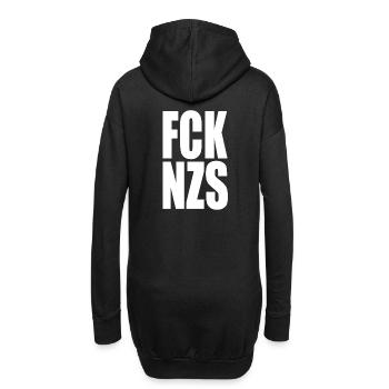FCKNZS White - Hoodie-Kleid - Schwarz - Hinten