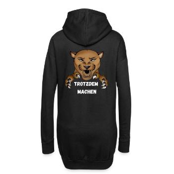 néanmoins Lion faire - Sweat-shirt à capuche long Femme - noir - Dos