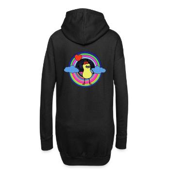 Peanut Dream Nut Kids Good Night Rainbow - Sweat-shirt à capuche long Femme - noir - Dos
