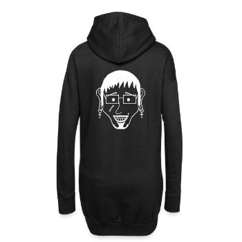 Franky (#7 de Weska Face Collection) - Sweat-shirt à capuche long Femme - noir - Dos