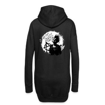 « Cracher les mensonges » - Anarchist Punk Manifesto Tee - Sweat-shirt à capuche long Femme - noir - Dos