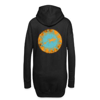 "Baleares spain" (beidseitig bedruckt!) - Hoodie-Kleid - Schwarz - Hinten