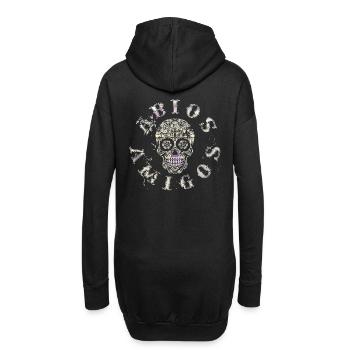 Abios Amigos Vintage - Hoodie-Kleid - Schwarz - Hinten