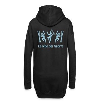 Es Lebe Der Sport! (Après Ski Party) - Hoodie-Kleid - Schwarz - Hinten