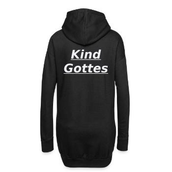 Kind Gottes - Hoodie-Kleid - Schwarz - Hinten