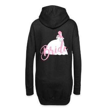 2reborn Bride Bride JGA mariage ladylike rose - Sweat-shirt à capuche long Femme - noir - Dos
