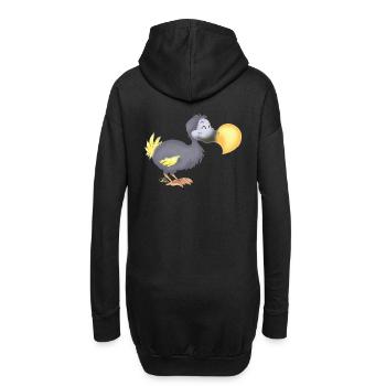 Dropsiger Dodo - Hoodie-Kleid - Schwarz - Hinten