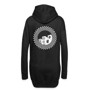 23 Sound - Hoodie-Kleid - Schwarz - Hinten