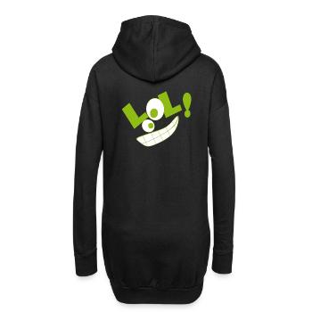 LOL! grün - Hoodie-Kleid - Schwarz - Hinten