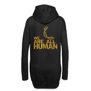 nous sommes tous humains - ADN - Sweat-shirt à capuche long Femme - noir - Dos