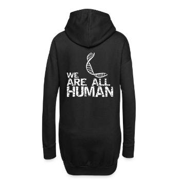 nous sommes tous humains - ADN - Sweat-shirt à capuche long Femme - noir - Dos