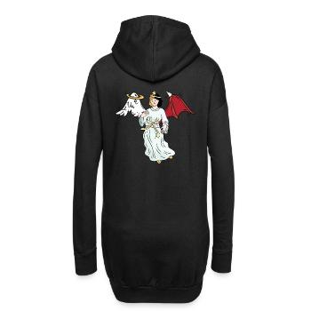 Angel Devil Good Evil Feelings Emotion Satan Dark - Hoodie Dress - black - Back