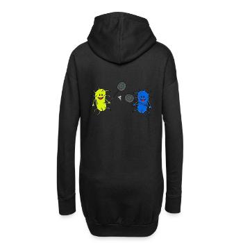 Tennis Tennis Game Sportsman Tennis Match Sport - Sweat-shirt à capuche long Femme - noir - Dos