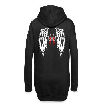 2reborn Devilwings Devil Wings ailes du diable wh - Sweat-shirt à capuche long Femme - noir - Dos