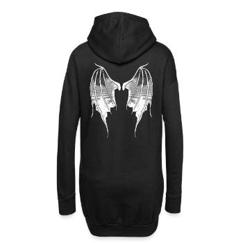 2reborn Devilwings Devil Wings Devil Demon - Sweat-shirt à capuche long Femme - noir - Dos