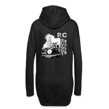 RC Buggy Racer radiographie voiture passe-temps - Sweat-shirt à capuche long Femme - noir - Dos