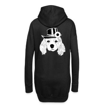 Fantasy Dog Mister Sir Dogs Enfants Enfants - Sweat-shirt à capuche long Femme - noir - Dos