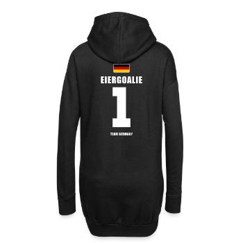 Deutschland Fussball Torwart Fußball - Hoodie-Kleid - Schwarz - Hinten