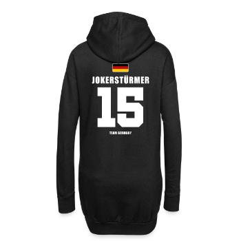Deutschland Fussball Stürmer Fußball - Hoodie-Kleid - Schwarz - Hinten