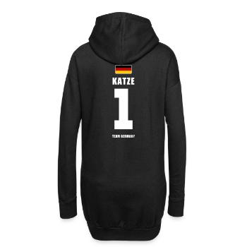 Deutschland Fussball Torwart Fußball - Hoodie-Kleid - Schwarz - Hinten