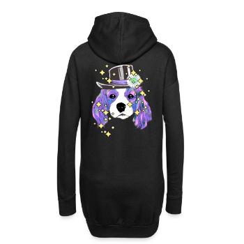 Fantasy Dog Dogs Enfants Enfants Cadeau d’anniversaire - Sweat-shirt à capuche long Femme - noir - Dos