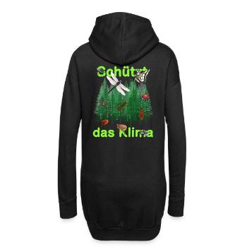 Nature sauvage Forêt Animaux Nature Protection du climat Insectes Animaux - Sweat-shirt à capuche long Femme - noir - Dos