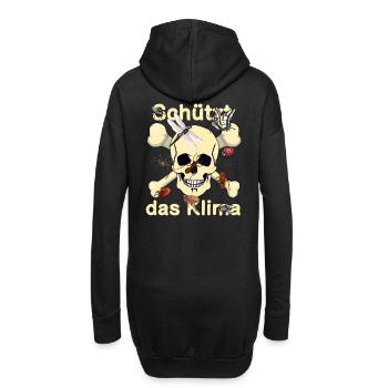 nature sauvage, animaux forestiers, conservation de la nature, changement climatique, insectes - Sweat-shirt à capuche long Femme - noir - Dos