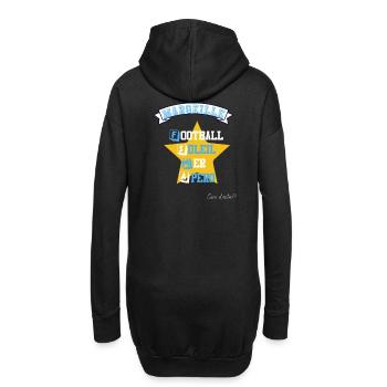 Marseille - Sweat-shirt à capuche long Femme - noir - Dos