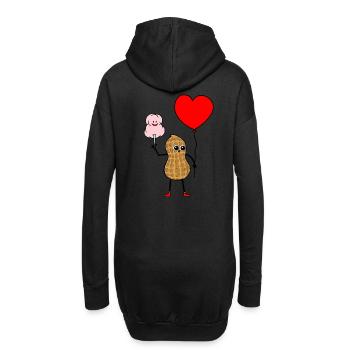 Erdnuss Kinder Geburt Geburtstagsgeschenk Baby - Hoodie-Kleid - Schwarz - Hinten