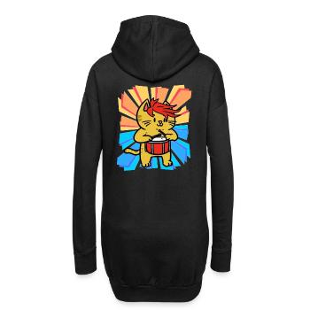 Birthday Gift Christmas Gift Child Xmas - Hoodie Dress - black - Back