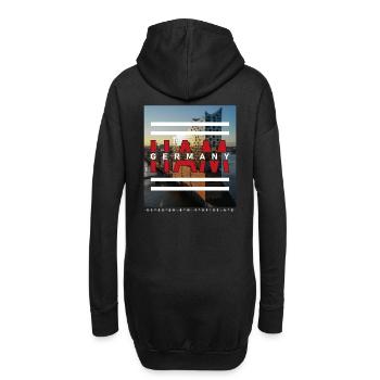 Hamburg HAM Germany - Hoodie-Kleid - Schwarz - Hinten
