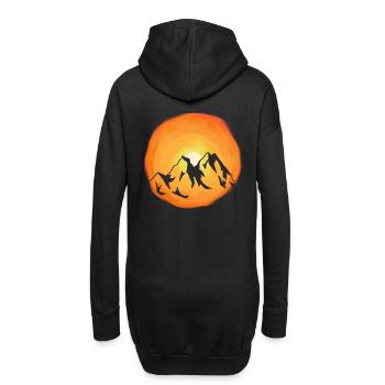 Sunshine Mountains Wilderness Sunbeams Mountain - Sweat-shirt à capuche long Femme - noir - Dos