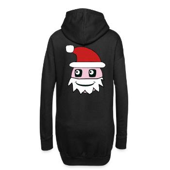 Père Noël Père Noël Père Noël Avent Noël - Sweat-shirt à capuche long Femme - noir - Dos